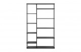 SHELF OFFSET 120 BLACK METAL - CABINETS, SHELVES